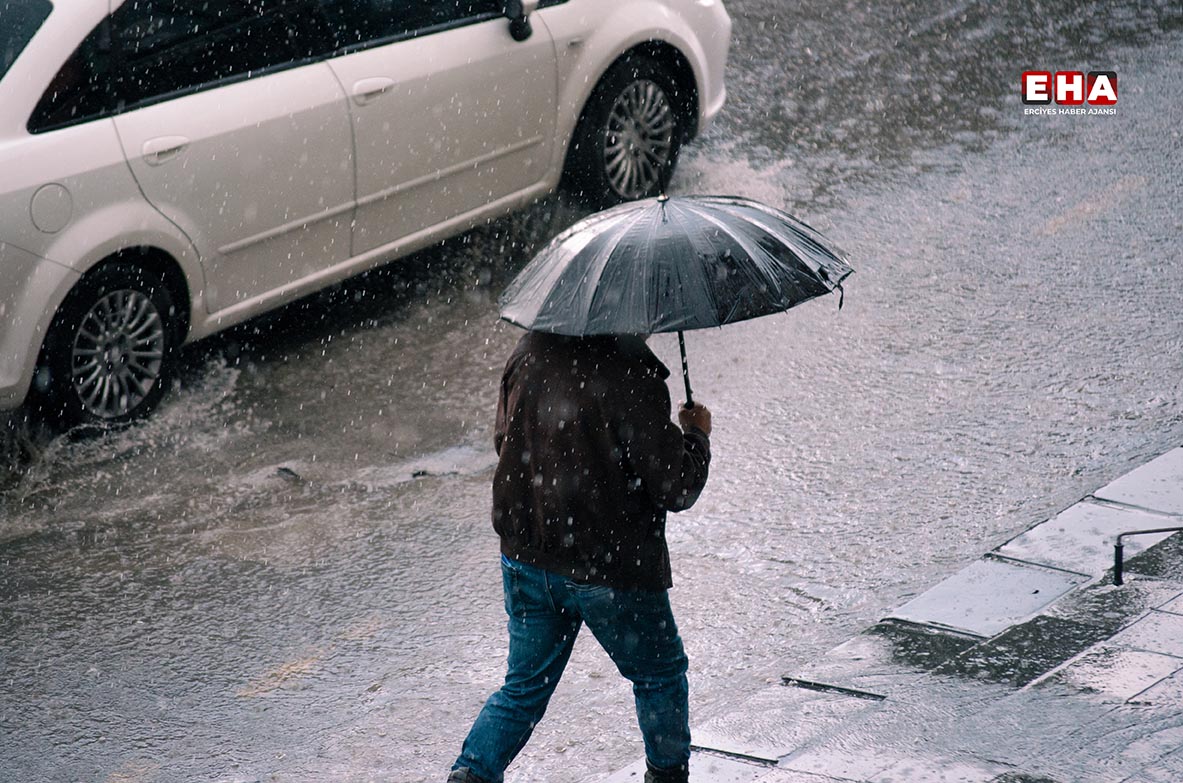 Kayseri’ye kuvvetli yağış uyarısı