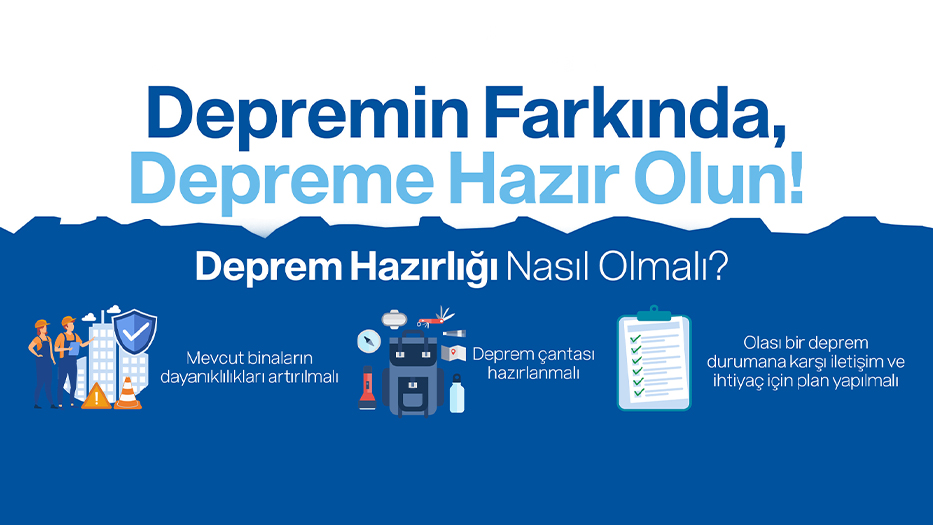 Depremin farkında, Depreme hazır olun!