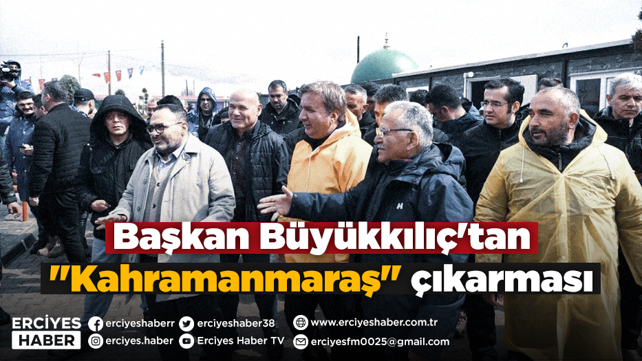 Başkan Büyükkılıç'tan 