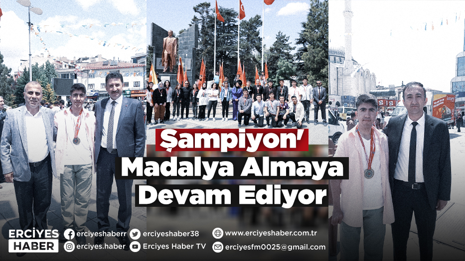 Şampiyon' Madalya Almaya Devam Ediyor