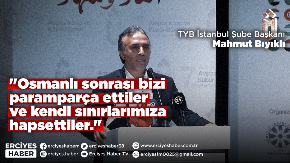 TYB İstanbul Şube Başkanı Mahmut Bıyıklı: 