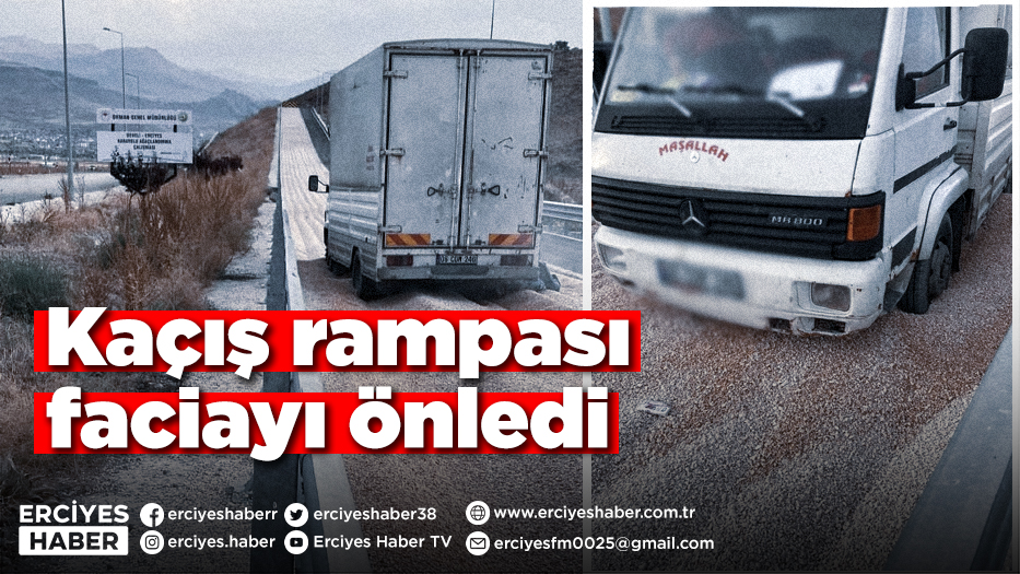 Kaçış rampası faciayı önledi