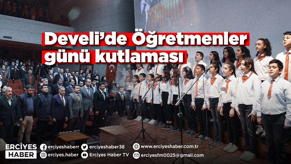 Develi’de Öğretmenler günü kutlaması