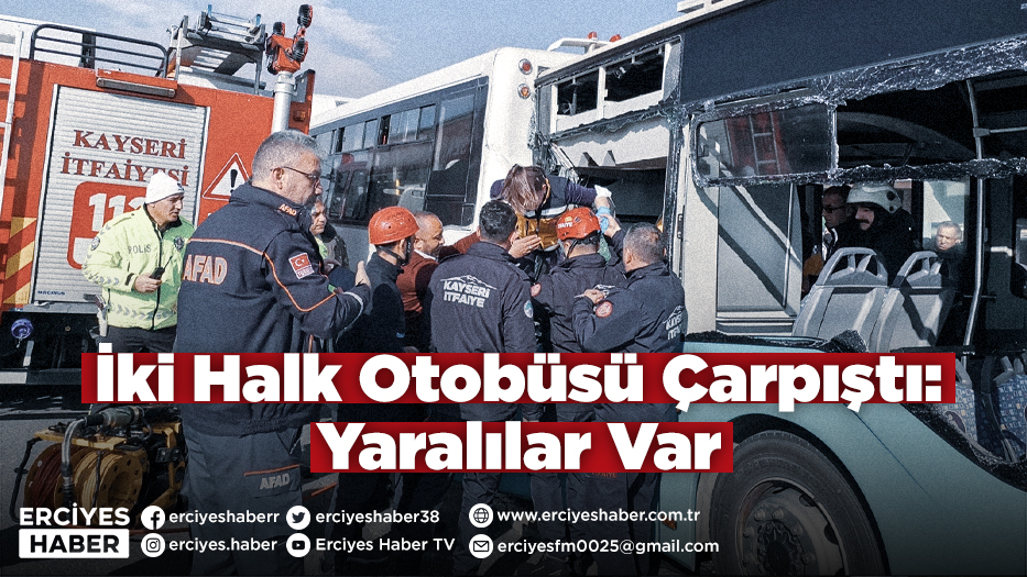 İki Halk Otobüsü Çarpıştı: Yaralılar Var
