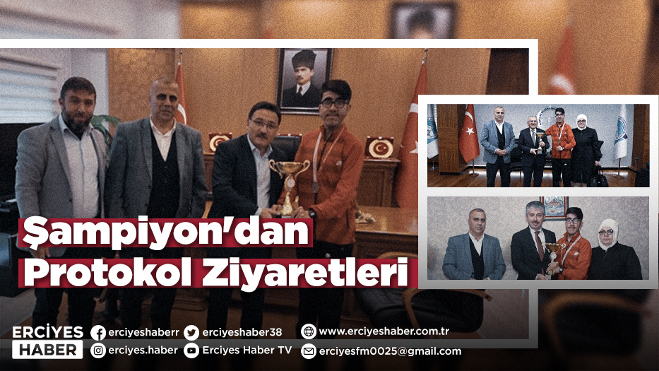 Şampiyon'dan Protokol Ziyaretleri
